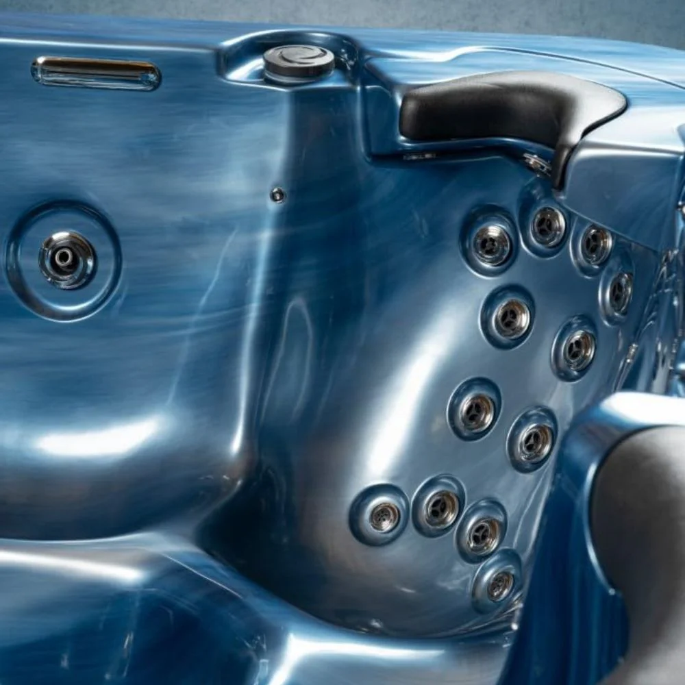 Outdoor Whirlpool 'Torina Ocean Blue' für 5 Personen: Mit kraftvoller Massage & LED-Farblichttherapie – Bild 5