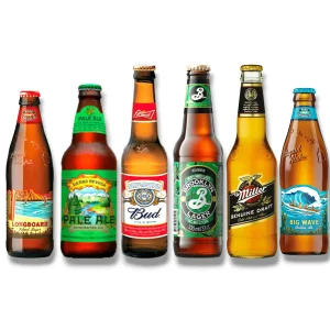 Amerika Bier Mixpaket – Kona, Sierra Nevada, Bud, Brooklyn & Miller