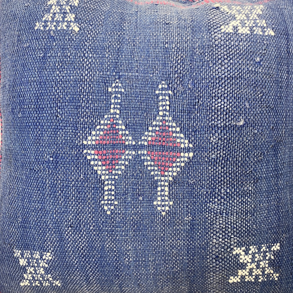 Blaues Kaktus-Seidenkissen 50x50 | Sabra Cushions – Bild 4