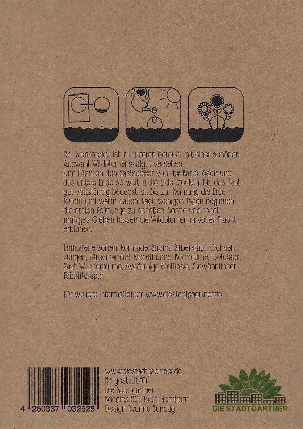 SAATSTECKER-KARTE "HURRA, DU BIST DA" – Bild 4