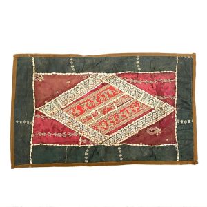 Rechteckiger Wandteppich aus Indien 87x53