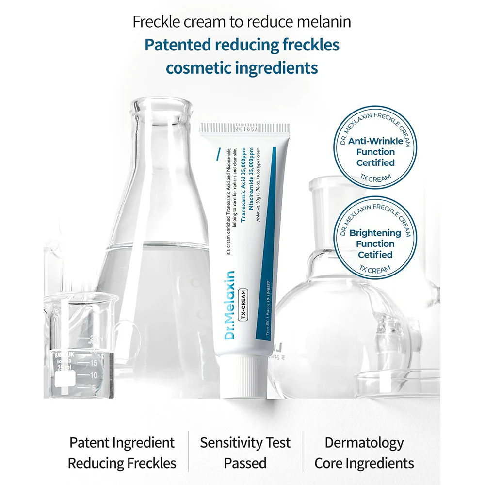 Dr. Melaxin TX Creme - Gesichtscreme mit Tranexamsäure und Niacinamid zur Tonisierung der Haut und Stärkung der Hautbarriere - 50 ml – Bild 4